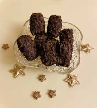 Weihnachtsmüsli: Aachener Printen -Schoko Mandel- Crunchy Müsli